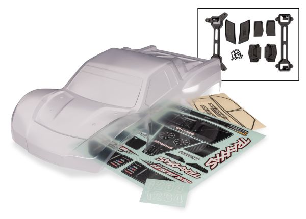 6958 Slash Clear Clipless Body