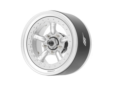 BRPB052FSFS ProBuild™ 1.9" Spectre Adjustable Offset Aluminum Beadlock Wheels (2) Flat Silver/Flat Silver