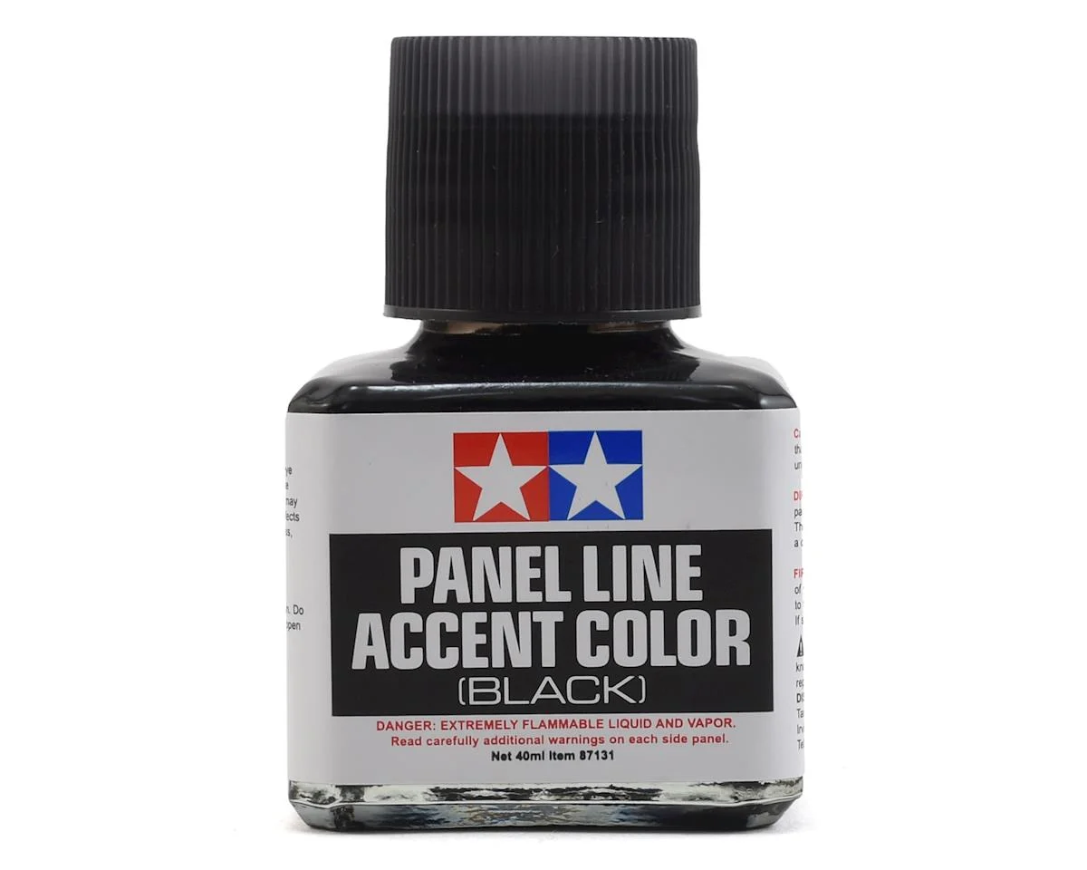 TAM87131 Tamiya Panel Line Accent Color (Black) (40ml)