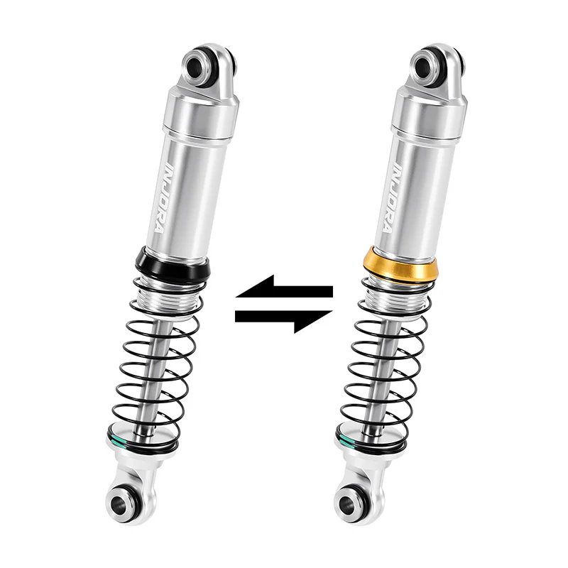 4M-122SR INJORA LS 59mm Aluminum Oil Shocks for 1/18 TRX4M - Silver