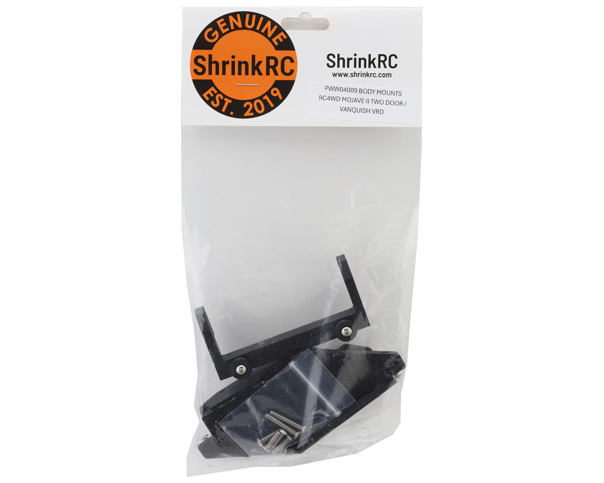 PWW04009 ShrinkRC Vanquish VRD Body Mounts for RC4WD Mojave II Two Door Body