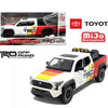 MiJo Exclusives MJH08778-MJS01 1:24 2024 Toyota Tacoma TRD Off-Road Custom – White with Yellow/Orange/Red – Limited Edition