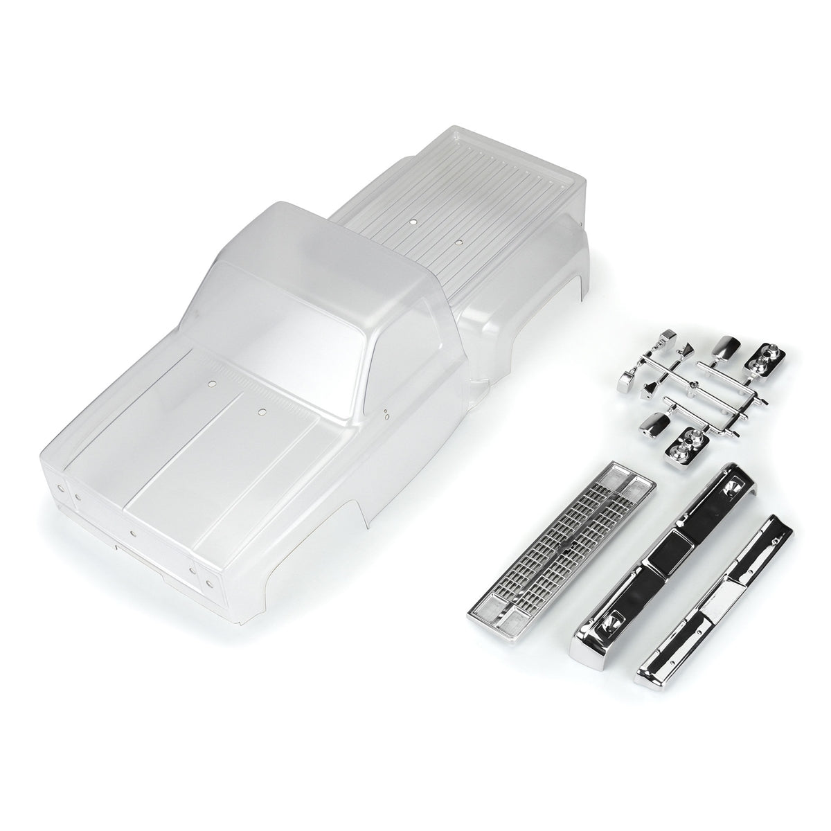 PRO360000 1/10 Pre-Cut 1982 Chevy K-10 12.3" Rock Crawler Body (Clear)