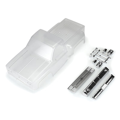 PRO360000 1/10 Pre-Cut 1982 Chevy K-10 12.3" Rock Crawler Body (Clear)