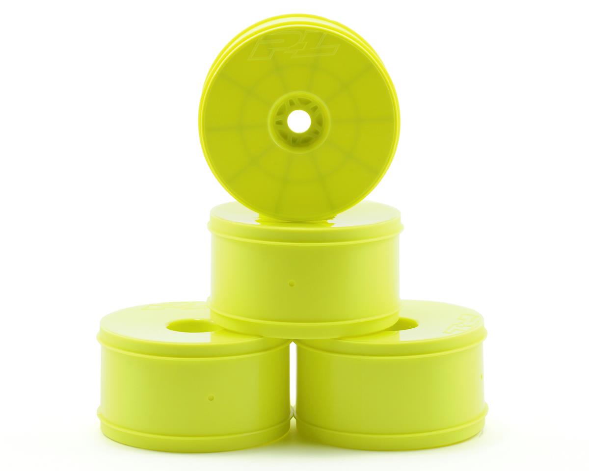 PRO280002 Velocity Front/Rear 4.0" 17mm Truggy Wheels (4) Yellow