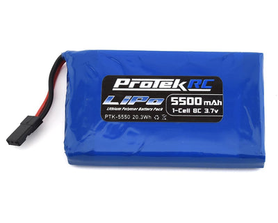 PTK5550 1S High Capacity Sanwa M17 LiPo Transmitter Battery (3.7V/5500mAh)