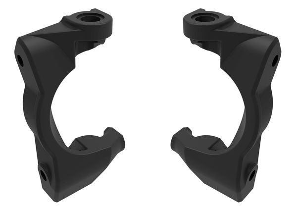 10732-BLK Caster blocks (c-hubs), left & right (black)