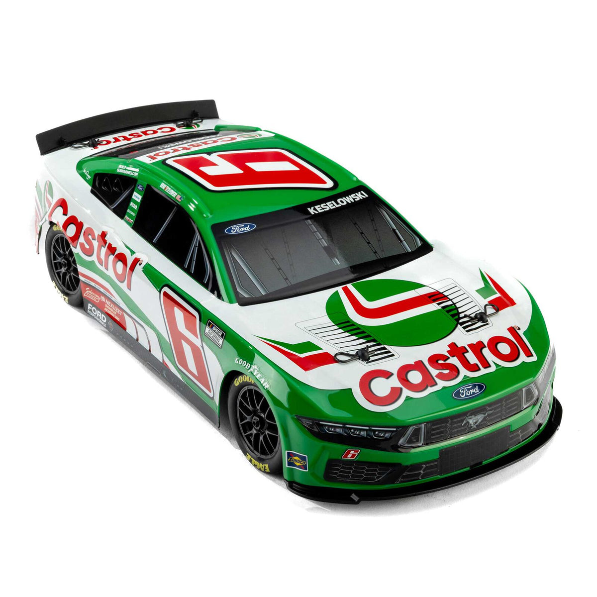 LOS1122606 1/12 Losi NASCAR Brad Keselowski No. 6 2026 Castrol Ford Mustang (Battery & Charger Included)