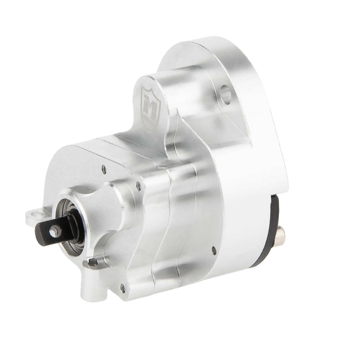 MEUS Racing SCX24 Brushless Transmission Silver Aluminum Complete Gearbox for 1/24 SCX24