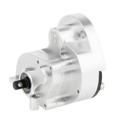 MEUS Racing SCX24 Brushless Transmission Silver Aluminum Complete Gearbox for 1/24 SCX24