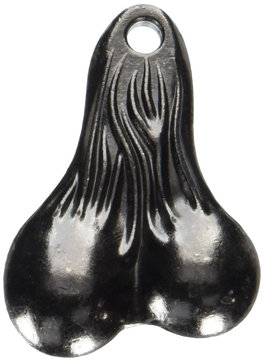 HRACC6901 - Metal Dangler Balls Truck Nuts (Black Chrome)