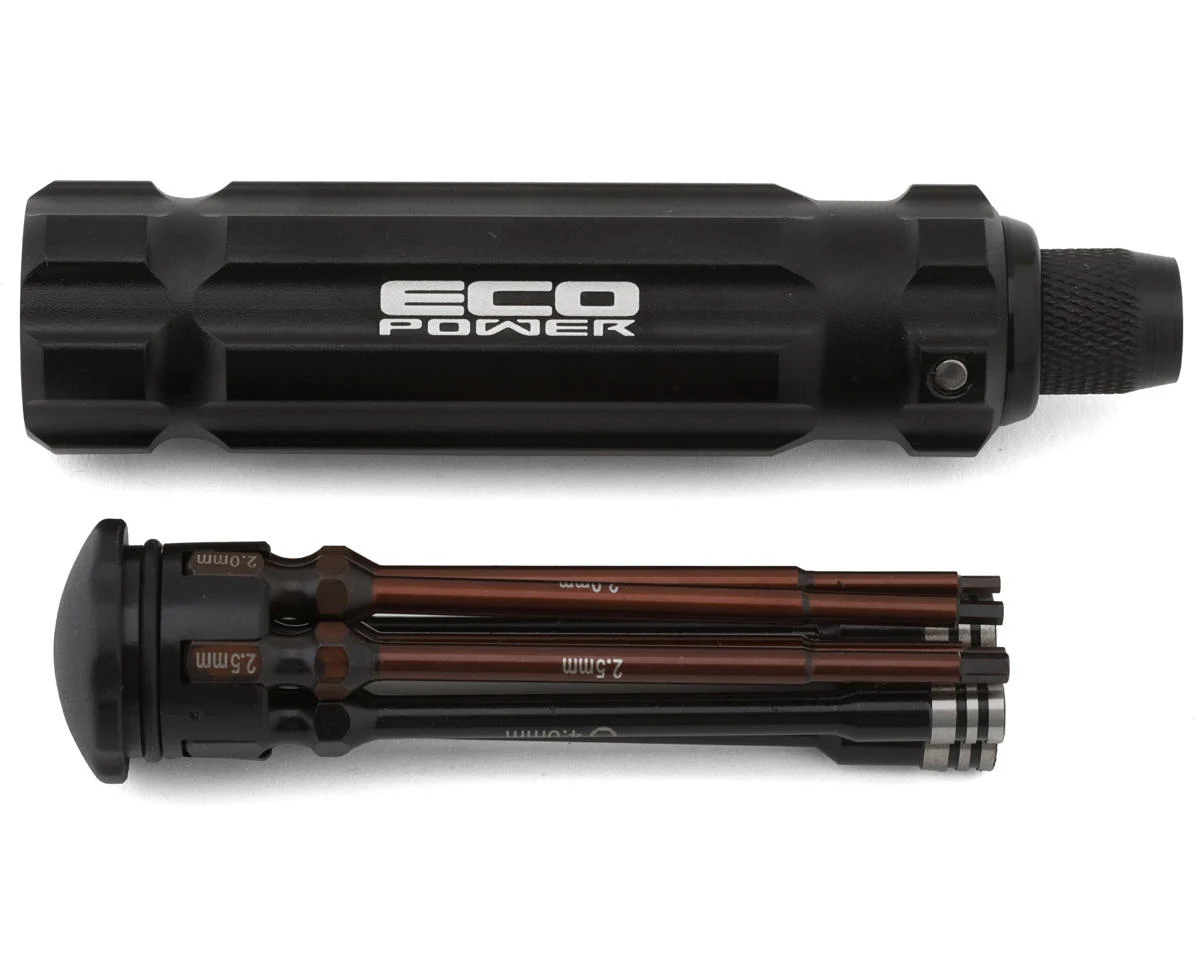 ECP-3030A EcoPower 7 Piece 1/4" Hex & Nut Driver Set (.050", 1.5, 2.0, 2.5mm Hex & 4.0, 5.5, 7mm Nut Driver)