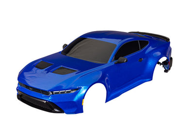 10511-BLUE Body, Ford Mustang, Complete (Painted, Decals Applied) Blue