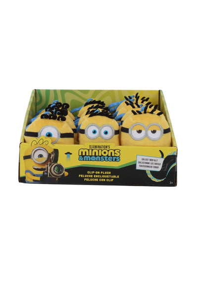 L2P 50615 Minions Clip On Plush Assortment
