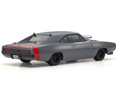 KYO34492T1C Kyosho EP Fazer Mk2 FZ02L VE 1970 Dodge Charger 4WD 1/10 RTR Touring Car w/Syncro KT-231P+ 2.4GHz Radio (Grey)