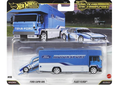 HWJHX89 Hot Wheels Premium Team Transport Ford Capri GR5 Fleet Flyer