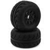 UPG-10014 UpGrade RC Street Radials 2.2" Pre-Mounted On-Road Tires for Traxxas® Mini Maxx® & Mini XRT® (2) w/12mm Narrow, 12mm Wide, & 14mm Hexes