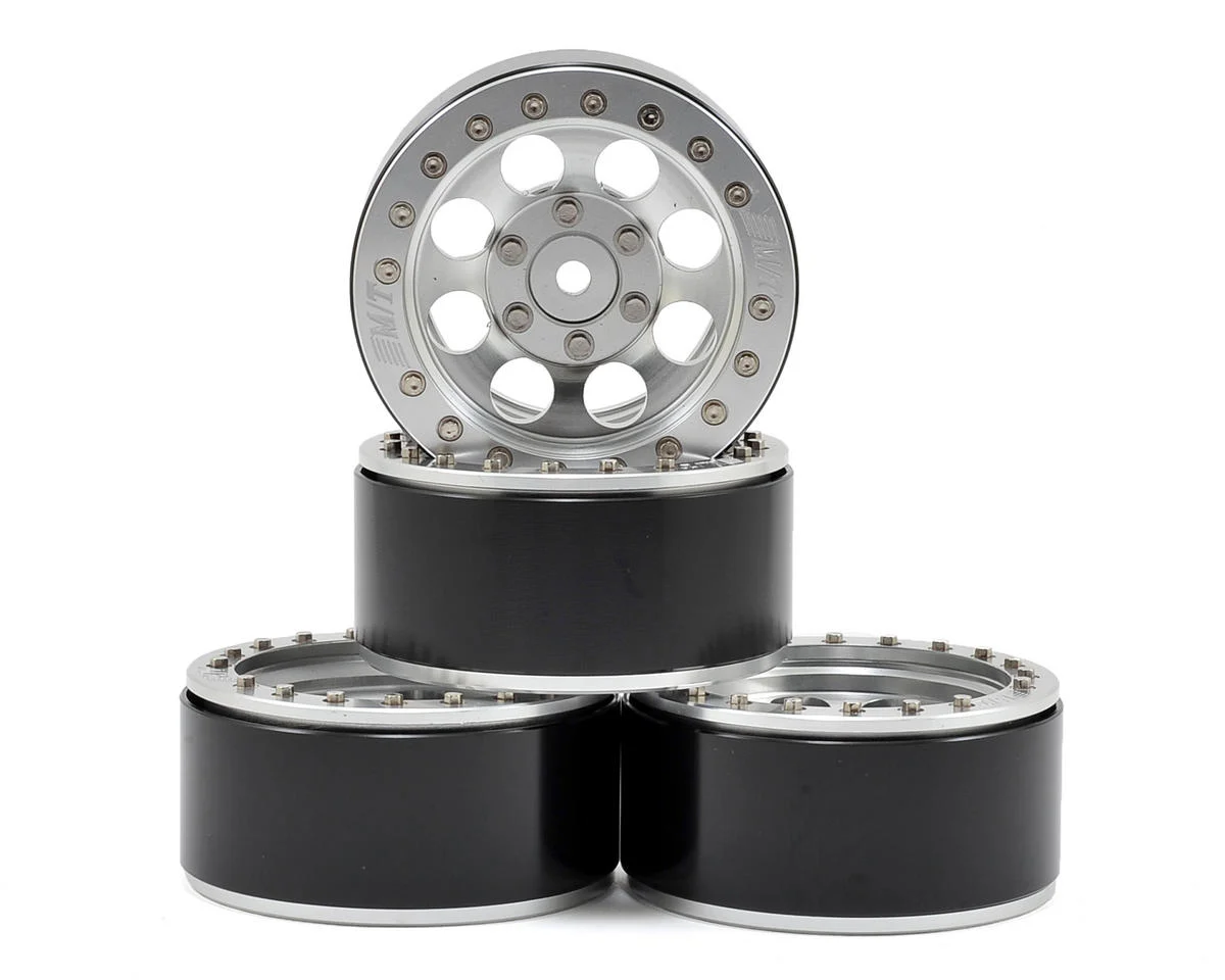 Z-W0007 RC4WD M/T Classic Lock 1.9" Aluminum Beadlock Crawler Wheel (4) (Silver)