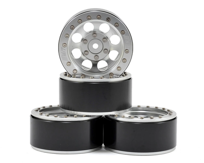 Z-W0007 RC4WD M/T Classic Lock 1.9" Aluminum Beadlock Crawler Wheel (4) (Silver)