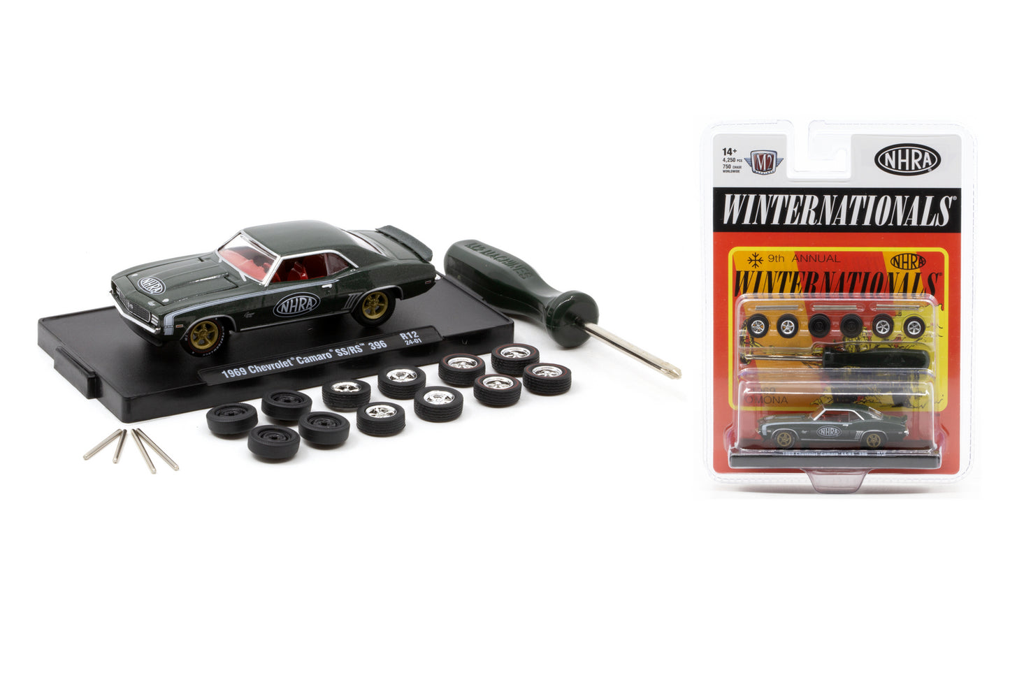 M2Machines 34001-12 1969 Chevrolet Camaro SS/RS 396 - CHASE!