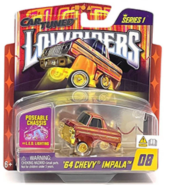 CarTuned 597346 1:64 Lowriders SHOW GLOW Series 1 Assortment of 8 CarTuned 597346 1:64 Lowriders SHOW GLOW Series 1 Assortment of 8