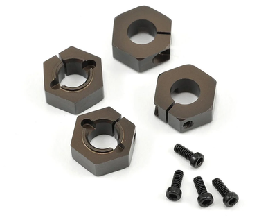 TKR1654X 12mm Aluminum M6 Driveshaft Hex Adapter Set (4)