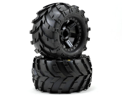 PRO119212 Masher 2.8 w/Desperado Nitro Rear Wheels (2) (Black)