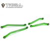 X003Q5IIAV TREAL Aluminum 7075 High Clearance Links Set (4pcs) Chassis Lower Links for TRX4M 1/18 RC Crawler-Green