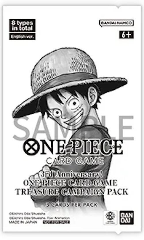 BJPOPTC9762 One Piece OP13 3rd Annivarsary Treasure Campaign Pack