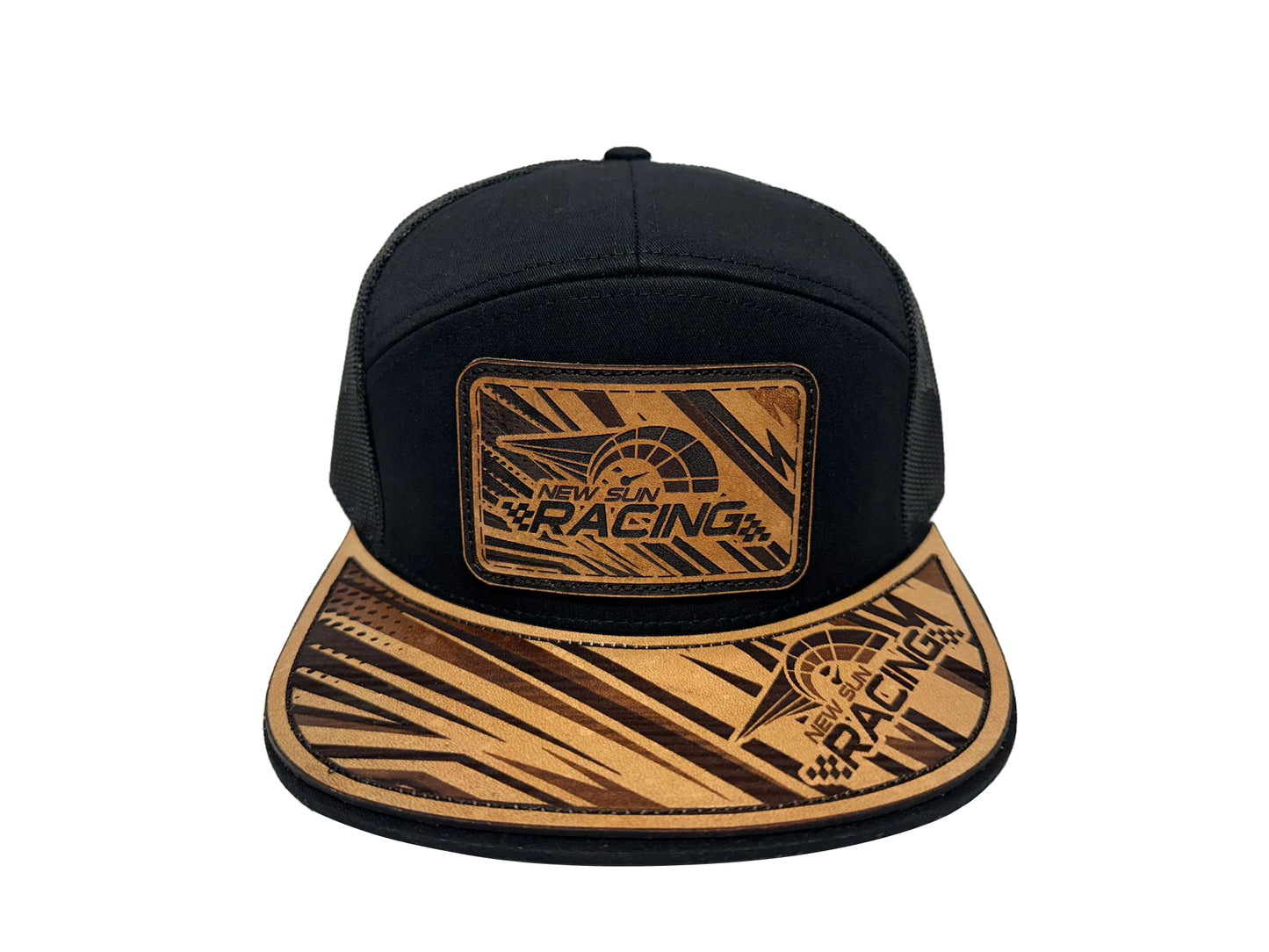 NSR Custom Cap - 7 Panel - Leather Patch & Lid -