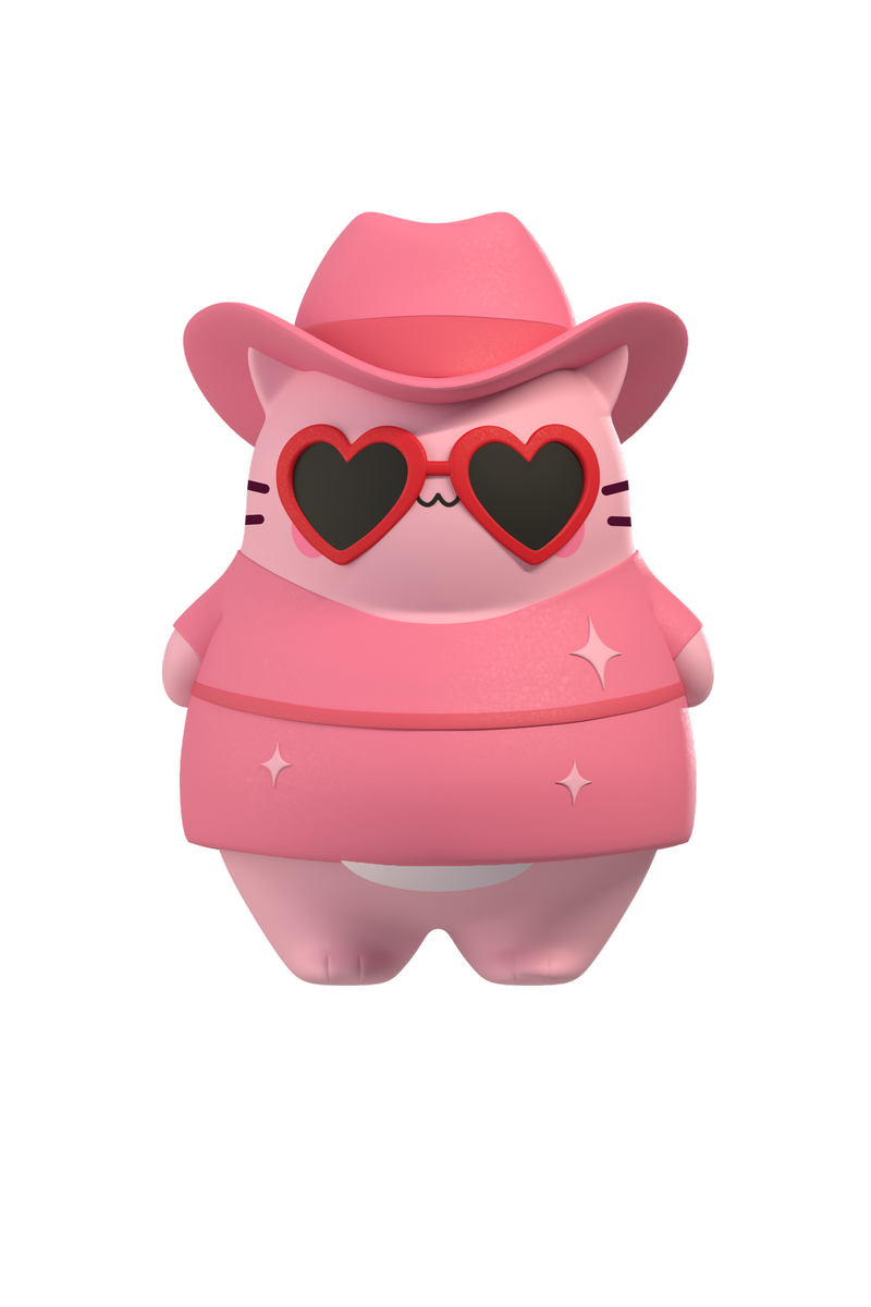 L2P 40269 Pembe the Pink Cat™ Foamate 3.5 Inch Assortment