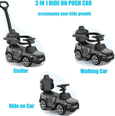 BMW Black Push Car