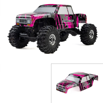 PRO369422 Limited Edition Pre-Cut/Pre-Painted Coyote High Performance Pink Fury Body: Axial SCX30