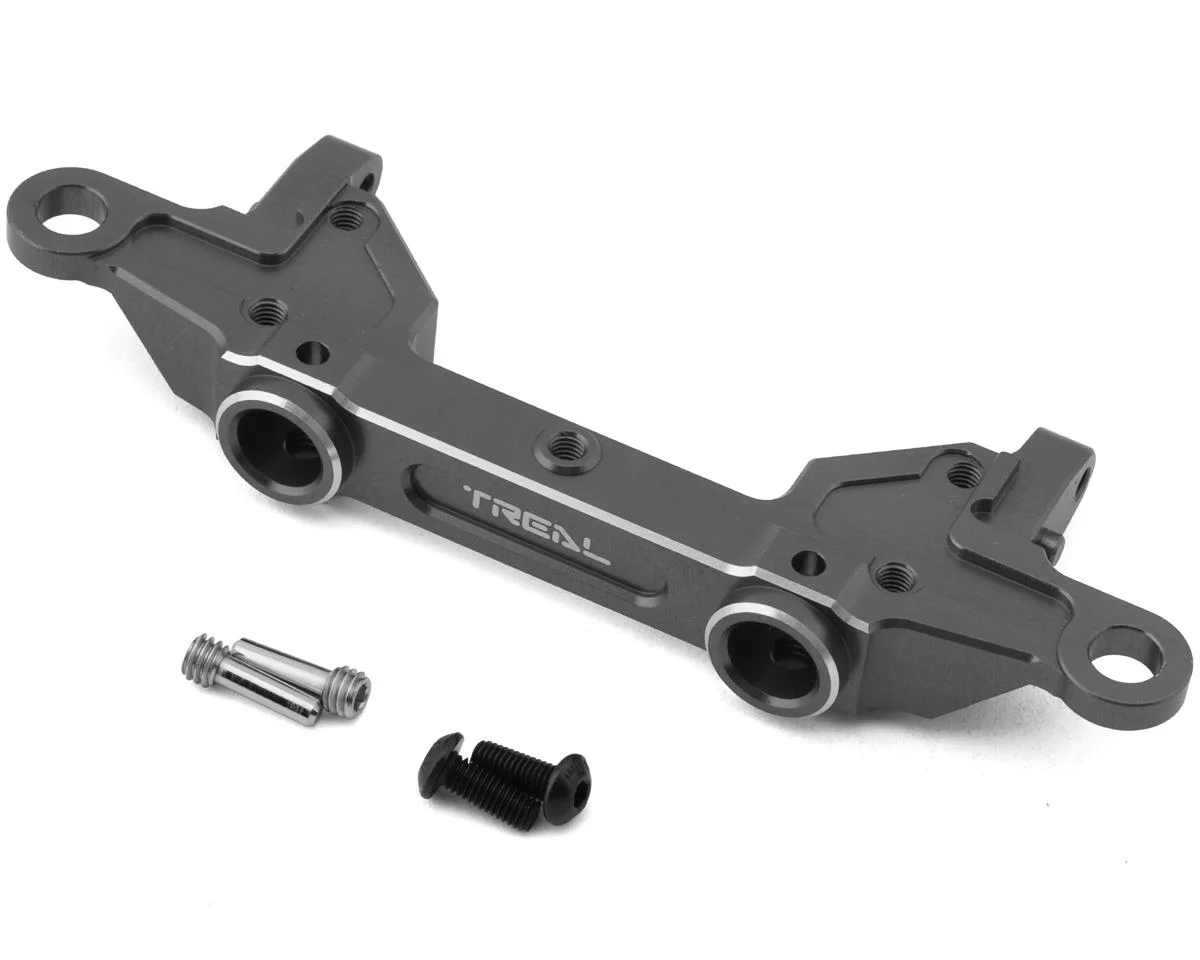 X00425ZVB3 Axial SCX10 III CNC Aluminum Rear Bumper Mount (Grey)