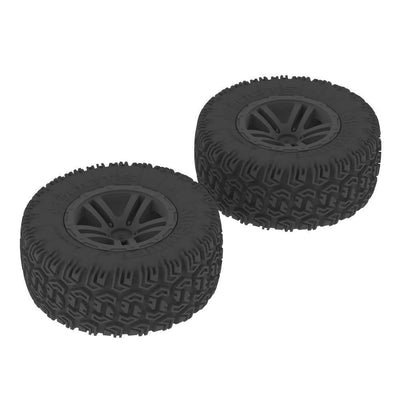 AR550017 Sidewinder 2 SC Tire/Wheel Glued Black