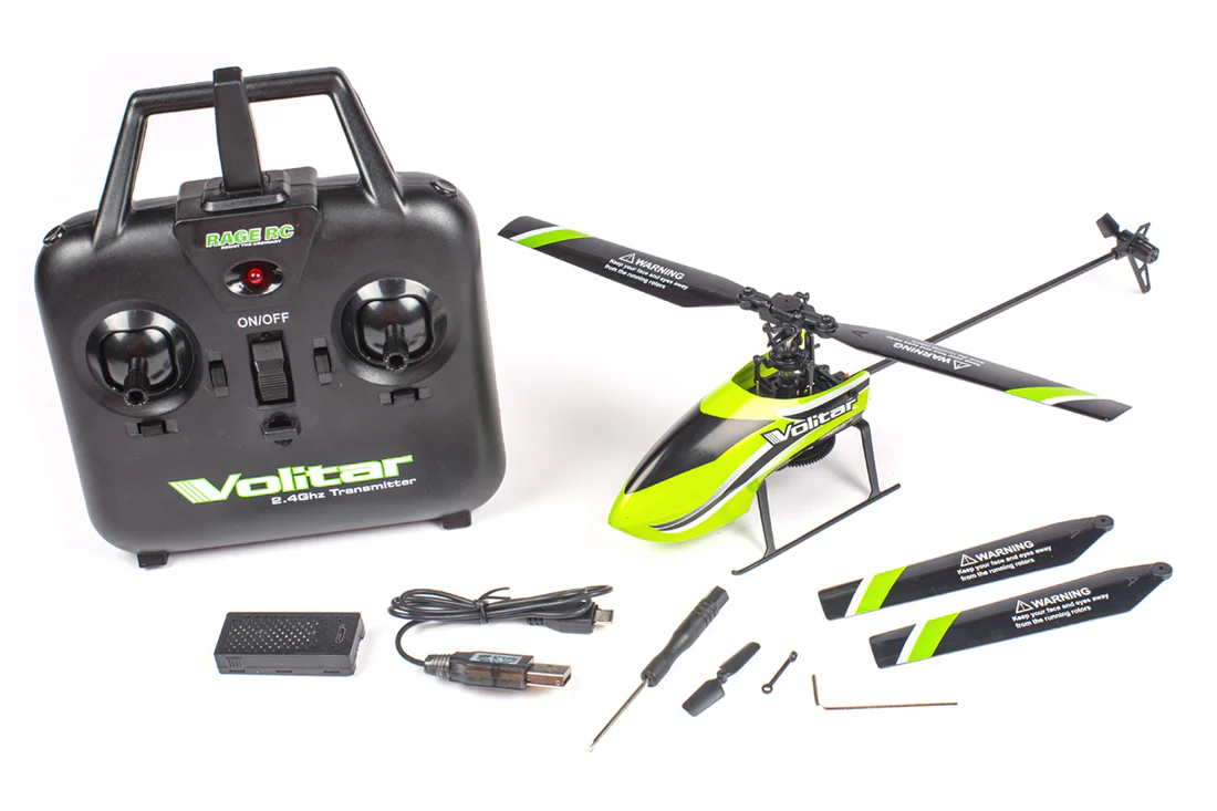 RGR6001 Volitar X RTF Mico Heli With Stability System And Stunt Features - Red