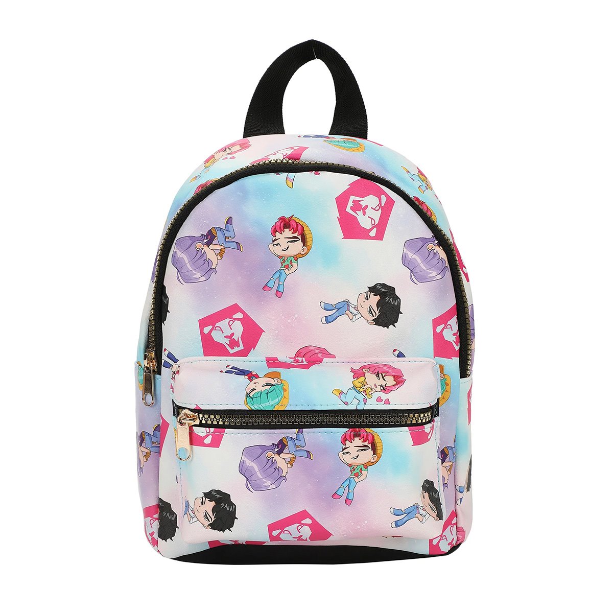 BWMPFAB7Q KPop Demon Hunters Chibi Saja Boys Mini-Backpack