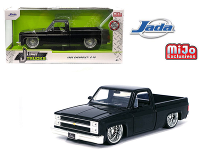 Jada 1:24 JT Chevy 1985 C10 Black Wiri Wheels-Mijo