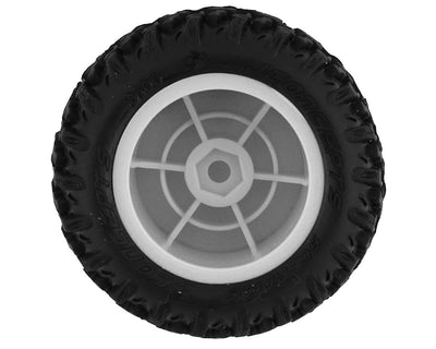 JCO3100-1221 Mini-B/Mini-T 2.0 Scorpios Pre-Mounted Rear Tires (White) (2) (Green)