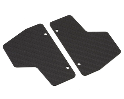 NEV100001TKR Position 1 RC Tekno EB/NB48 2.0 Carbon Fiber Mud Guards (2)
