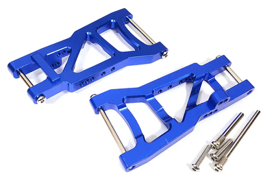 INTC31824BLUE Billet Machined Alloy Rear Arms 1/10 2WD