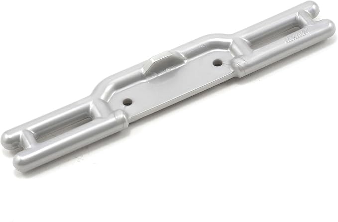 RPM80486 Rear Bumper for the Traxxas Revo Metallic Silver
