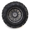 PRO117026 Trencher 2.8" Tires w/F-11 Electric Rear Wheels (2) (Grey) w/12mm Hex