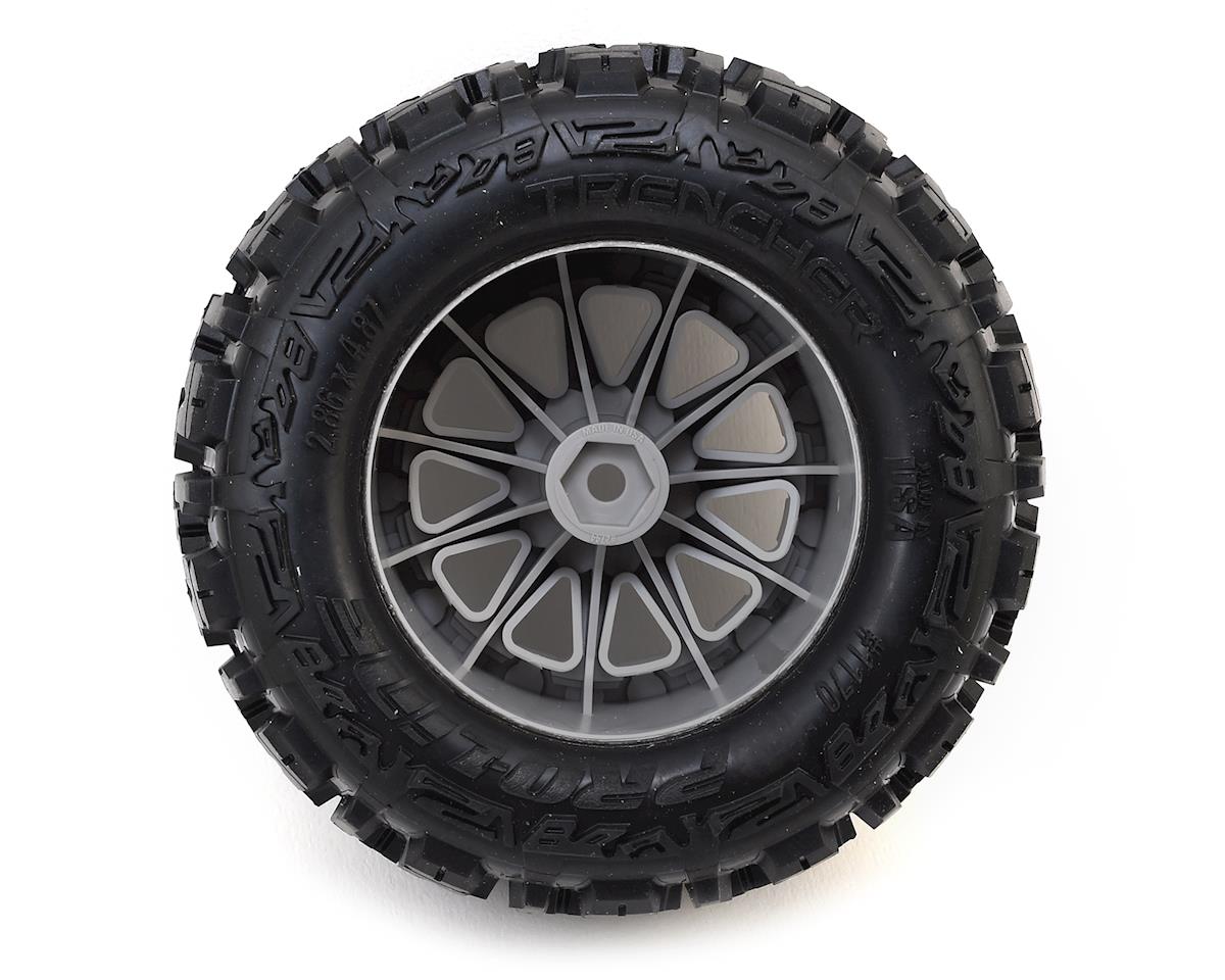 PRO117026 Trencher 2.8" Tires w/F-11 Electric Rear Wheels (2) (Grey) w/12mm Hex