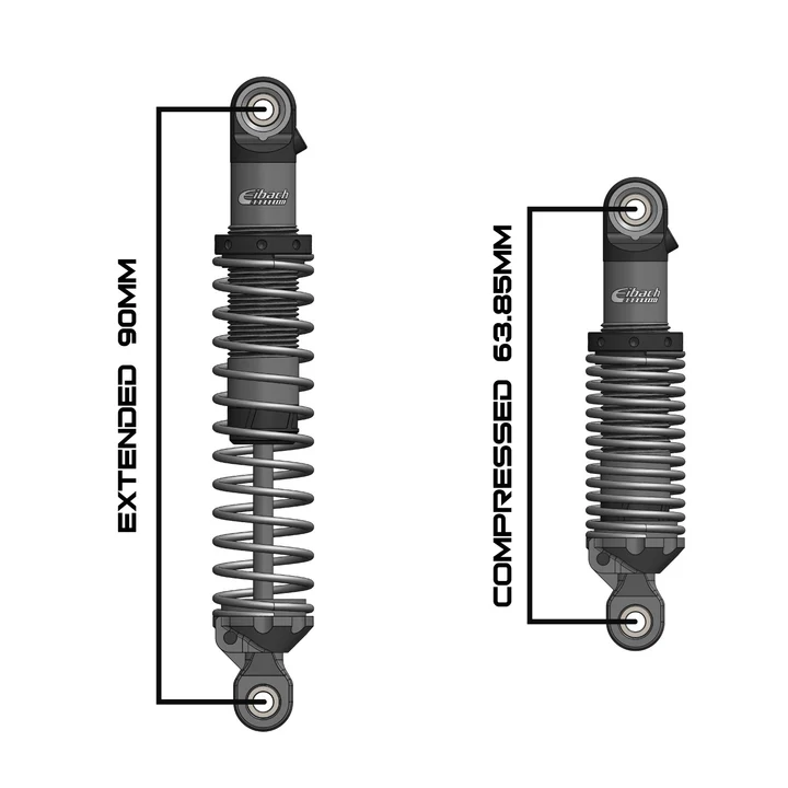 VPS10351 Vanquish Products Eibach 90mm S8E Scale Shock Set (2)