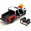 MiJo Exclusives MJH08778-MJS01 1:24 2024 Toyota Tacoma TRD Off-Road Custom – White with Yellow/Orange/Red – Limited Edition