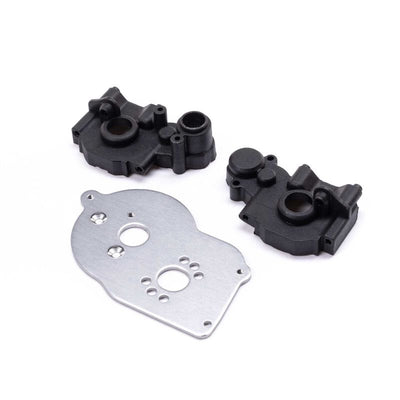 LOS212028 Transmission Case and Motor Plate Mini Drag