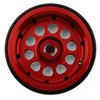 X0053W68ST Treal Hobby Type E 0.7" Aluminum Micro Crawler Beadlock Wheels (Red) (4) (9.5g ea) w/Brass Rings
