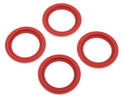 JCO2651-7 Tribute Monster Truck Wheel Mock Beadlock Rings (Red) (4)