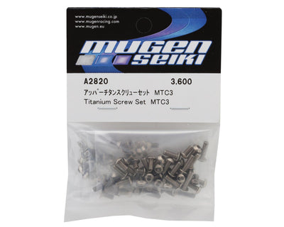 MUGA2820 Mugen Seiki MTC3 Titanium Screw Set